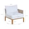 Manhattan Comfort Vine 4-Piece Patio Conversation Set in Cream OD-CV029-CR - alternate 8